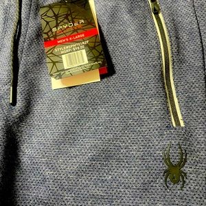 Men’s Navy Blue Spyder Brand Joggers